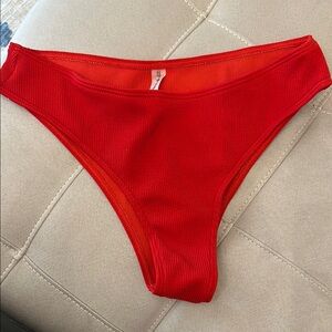 Vibrant Red Bikini Bottom
